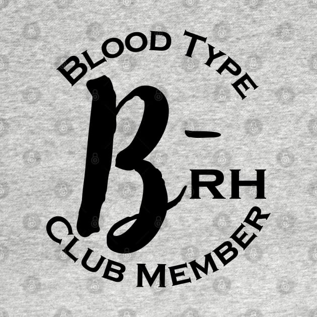 Blood type B minus club member by Czajnikolandia